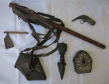 Vecchio Tibet lotto di 5 oggetti