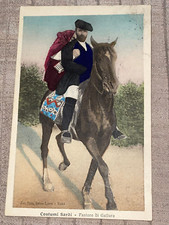 SARDEGNA-PASTORE GALLURA-VIAGGIATA-COSTUME SARDO-PRIMI 900-FOTOTIPIA ALTEROCCA