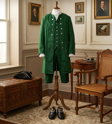 Costume cappotto verde