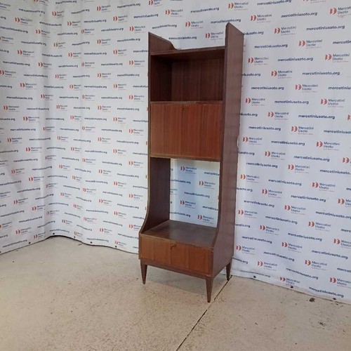Libreria vintage legni esotici - vintage,