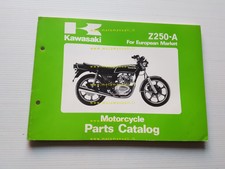 Kawasaki Z 250 A1 1978-79 catalogo ricambi originale spare parts catalogue
