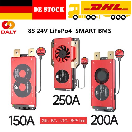 Daly smart bms lifepo4 24v - smart, 8s