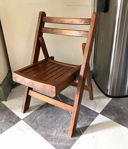 Sedia pieghevole legno - pieghevole,