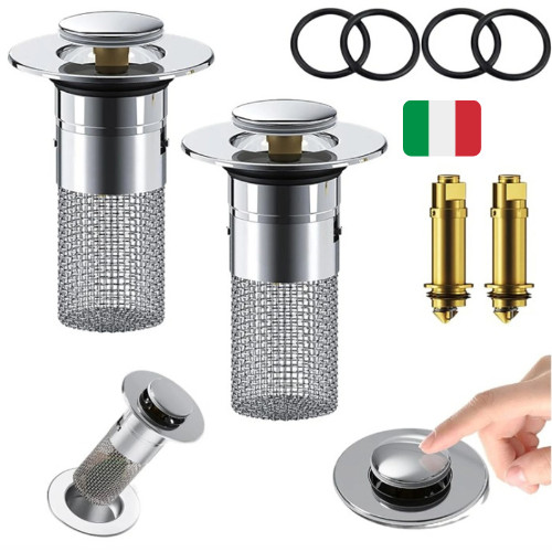 Tappo scarico scomparsa - di, a