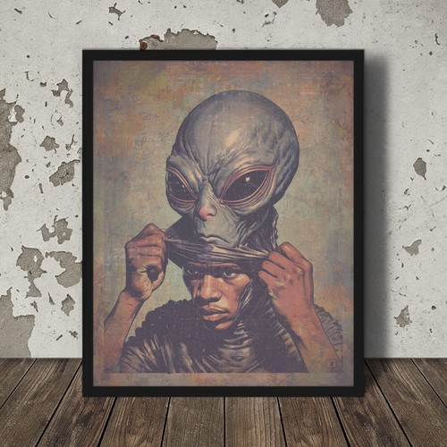Vintage alien undercover wall - undercover,