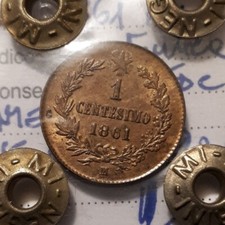 1 CENTESIMO - VALORE - 1861 -