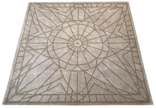 Tappeto 100 lana grigio - tappeto,
