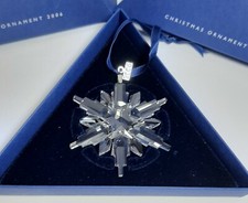 SWAROVKI Christmas Ornament 2006 Fiocco Annuale Decorazione Stella Natalizia cm8