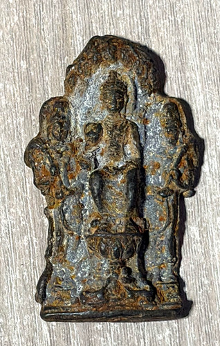 Antico amuleto thai - antico, bronzo