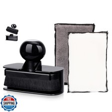 Tire Shine Applicator Brush and Interior Scrubbing Sponge for Detailing,Extra