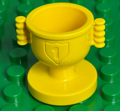 Lego duplo trofeo giallo - giallo, in