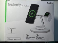 Belkin Boostcharge Caricatore 3 in 1 , Base Di Ricarica Wireless X Apple Magsafe