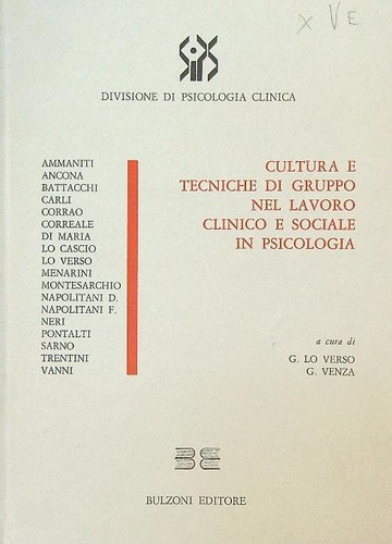 Cultura tecniche gruppo - tecniche, di