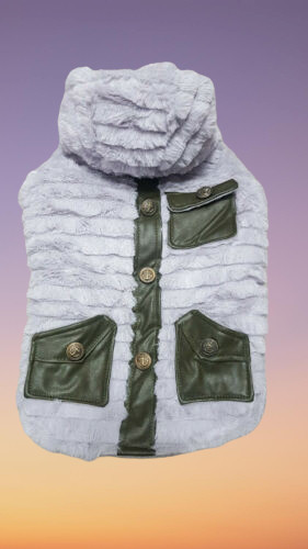 Cappotto cane invernale grigio - cappotto,