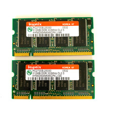 ** 1GB RAM APPLE POWERBOOK G4 PC2700 2x512MB DDR 333mhz CL2.5 **