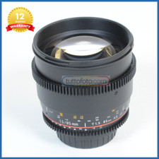 Samyang 85 mm. F.  1,5 AS IF  Video lens x Nikon