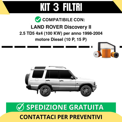 Kit filtri tagliando per - kit, 3
