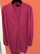 Cardigan lungo donna fucsia - donna,