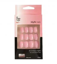 Kit 24 Unghie Finte  Peggy Sage/ Baby Pink