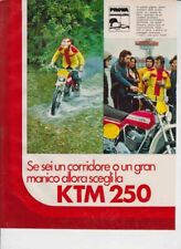 advertising Pubblicità  MOTO KTM GS 250 1975 -REGOLARITA EPOCA VINTAGE ENDURO