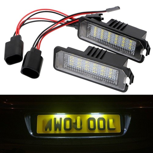 Luce targa led - 2x, bianco