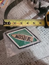 Patch proiettile Nosler vintage nuova in plastica 