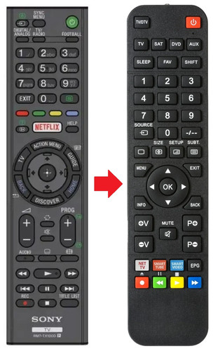Telecomando adatto per sony - adatto,