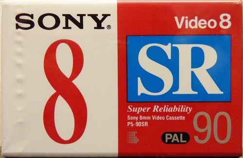 Sony video 90sr pal 90min - sony, video-8