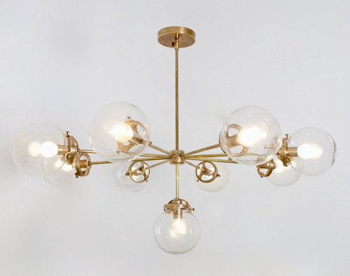 Splendido lampadario ottone - lampadario, in