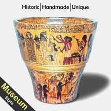 Vaso ceramica argilla egizia