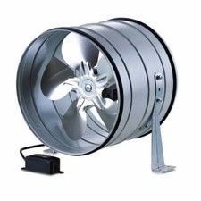 Estrattore assiale in metallo ventilatore in linea aspiratore d'aria in metallo