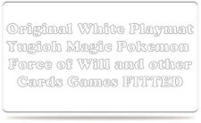 Playmat Tappetino circa 35x60 Bianco White YUGIOH MAGIC POKEMON