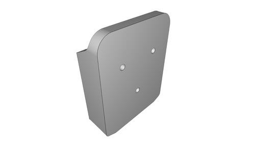 Porta batterie supporto - porta, parete