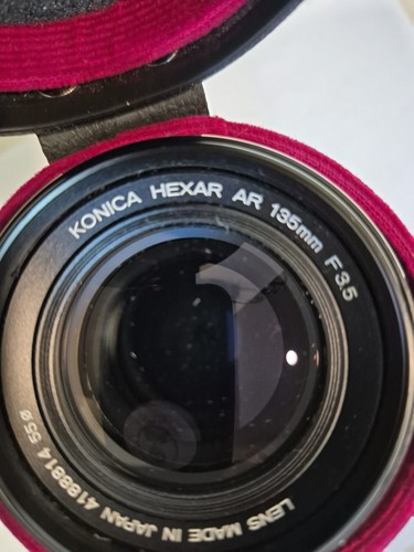 Konica camera lens hexar - konica,