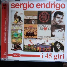 2 cd- Sergio Endrigo-'65-'73 i 45 giri- versioni originali-come nuovo