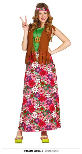 Costume hippie donna figlia