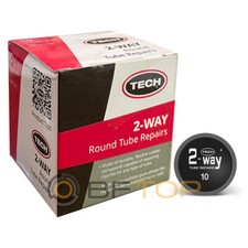 Pezze ripara camere aria ruote toppe rotonde riparazione gomme TECH pz.10