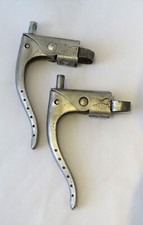 COPPIA LEVE FRENI DA CORSA -BALILLA- DRILLATE PER BICICLETTE D'EPOCA EROICA-106-