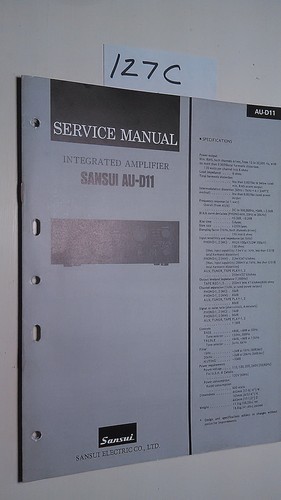 Sansui d111 manuale - sansui, di