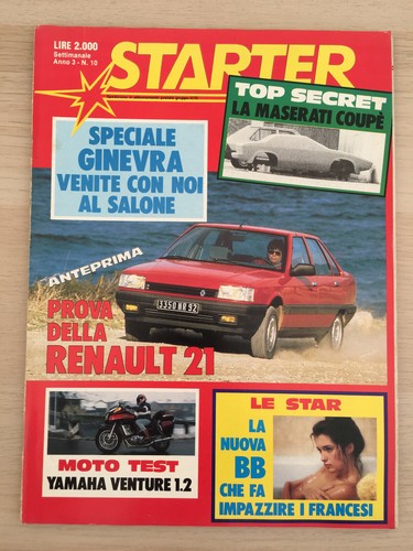 Starter 1986 marzo - starter,