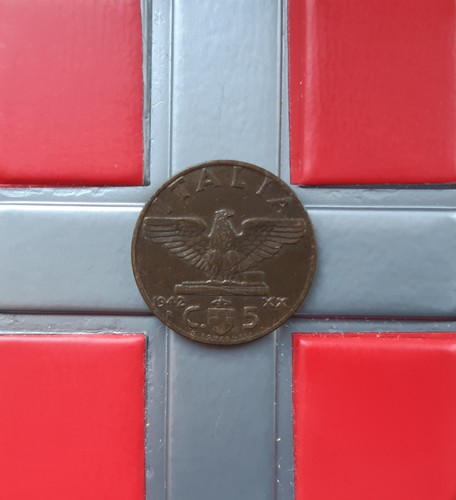 5 centesimi 1942 - (£),