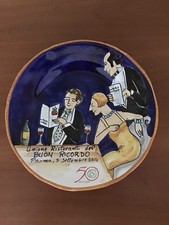 Piatto decorativo in ceramica