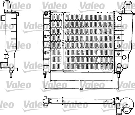 810887 valeo radiatore - 810887,