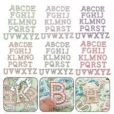 Lettere Strass Argento Alla