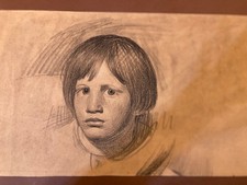 Sabatino Tarquini. Studio. Ritratto di Luigi. Pastello su carta