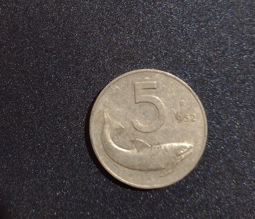 Moneta lire del 1952 - moneta, 5