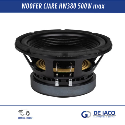 Woofer ciare hw380 nuovo 500w - woofer,