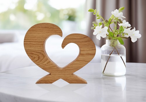Cuore rustico legno - cuore,