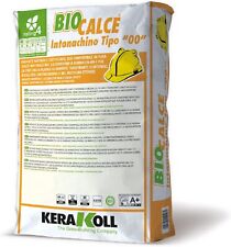 Biocalce intonachino fino "00" rasante naturale certificato di pura calce 20 kg