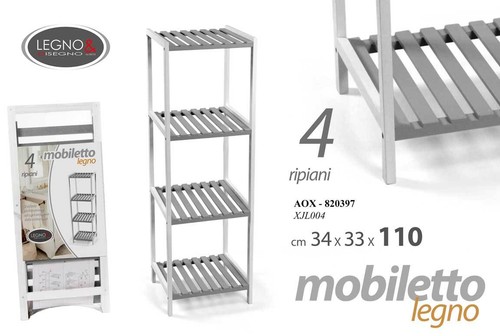 Scaffale salvaspazio ripiani - 4,